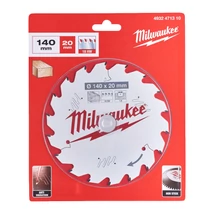 Milwaukee Körfűrészlap hordozható gépekhez (Fához) 140x20x1.6x18 ATB - 1 db