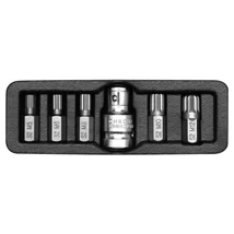 YATO Bit klt. 6 r. SPLINE M5-M12 L=30mm 1/2 col