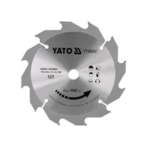 YATO Fűrésztárcsa fához 170 x 16 x 2,2 mm / 12T