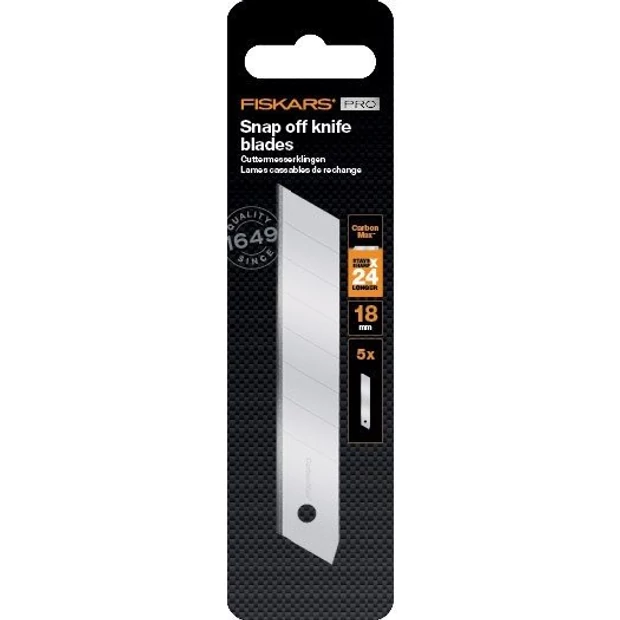 Fiskars Pótpengék Snap-off pengekéshez (18 mm), 5 darabos