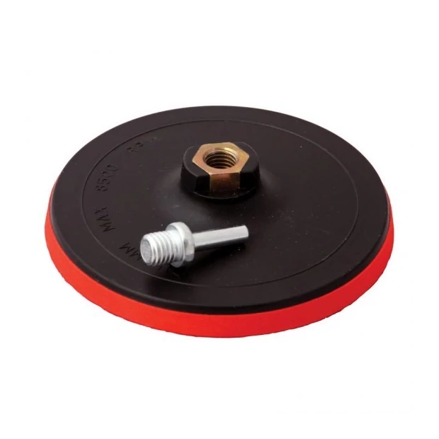 Tépőzáras gumitányér 115xM14 8mm csappal
