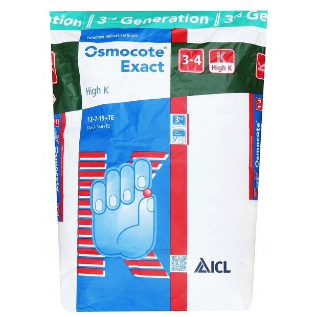 Osmocote Exact Hi K 3-4 hó 25kg