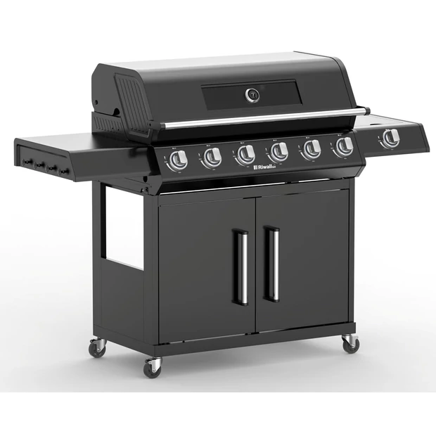 Riwall RGG 61 EXL prémium gázüzemű grillsütő 24 kW, 6+1 gázégővel